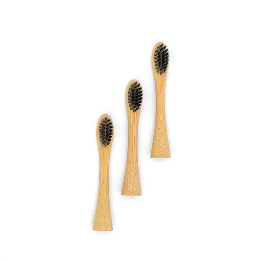 Sonic Electric Toothbrush Bamboo Heads - Variety 3 pack